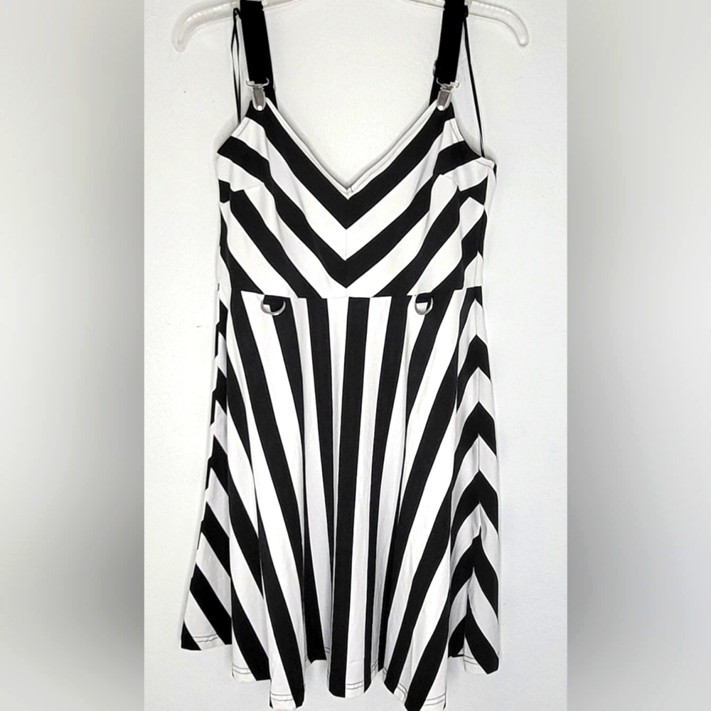 Killstar striped mini dress. Brand-new tags are still on. XL.